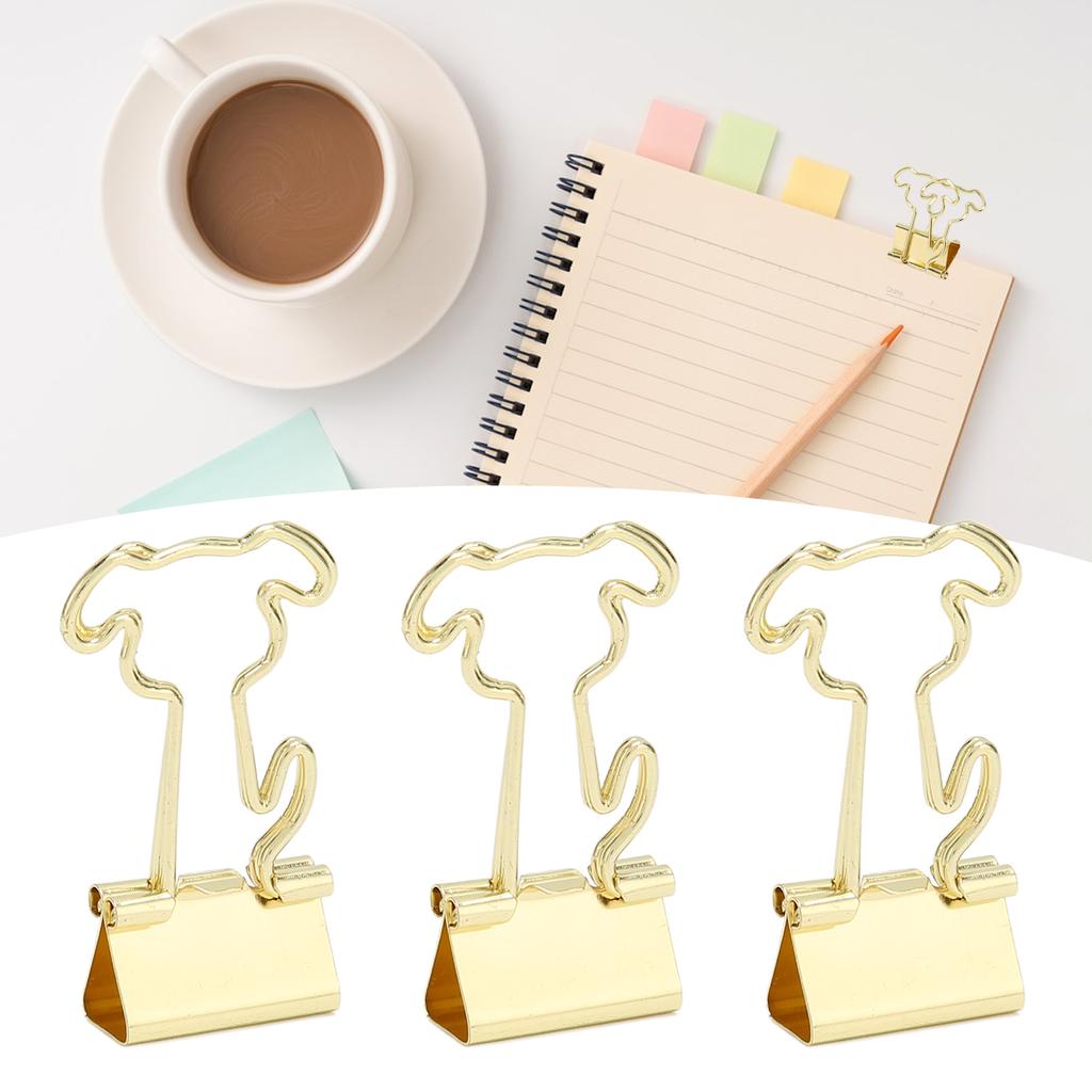 100 шт. зажимы для собак металлические милые сильные зажимные скрепки для документов