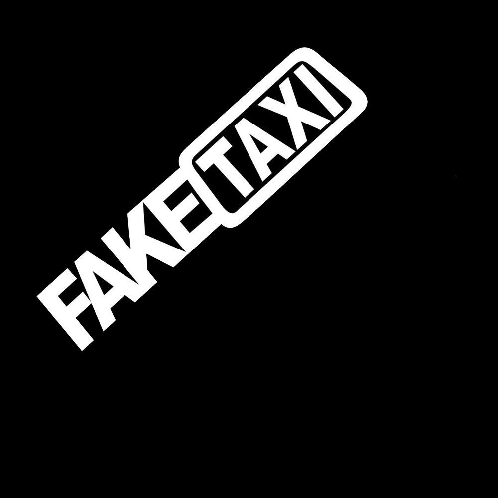 1PC/2PCS FAKE TAXI Car Window Stickers Waterproof DIY Funny Auto Body Vinyl Decals for Bmw Mazda Mercedes Benz Accessories