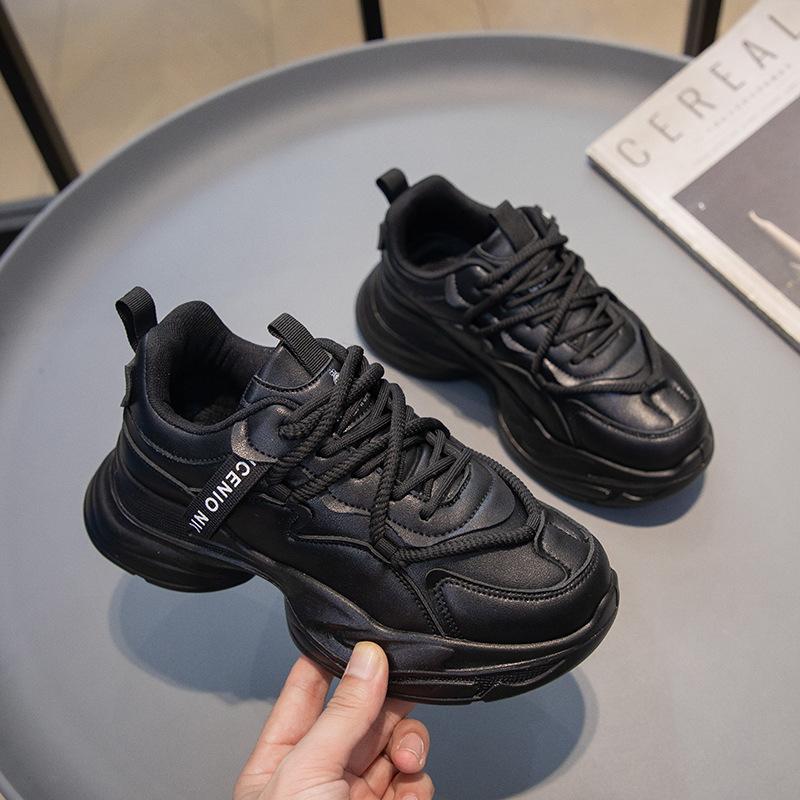 Женская обувь мода спортивная обувь для отдыха на открытом воздухе дизайн чувство платформа повседневная обувь повседневная универсальная обувь для бега однотонная простая