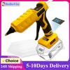 Модернизированный беспроводной клеевой пистолет 100 Вт для аккумулятора Dewalt 20 В, цифровой регулируемый по температуре, полноразмерный, сверхмощный, с 10 клеевыми стержнями