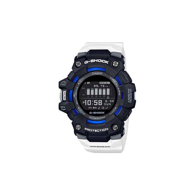 Casio G-Squad Серия G-Shock GPS-позиционирование Шагомер Умный трекер тренировок Светодиодная подсветка Кварцевый механизм Часы Мужские часы Черный GBD-100-1A7PR-PERSON