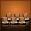 Luxury Whiskey Glass Crystal Rotating Cup Stress Relief Beer Cup Elegant Classic Design for Fine Dining And Beverages