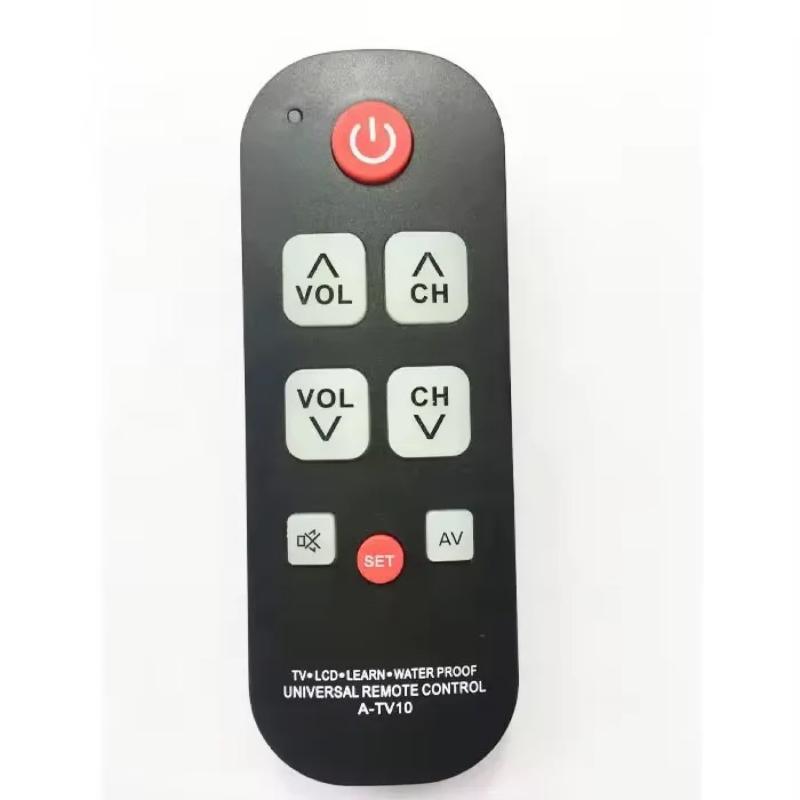Universal TV Remote Controller A-TV10 Waterproof Simple Remote Control With LED Light Compatible With All TV Models