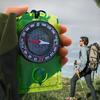 Multifunctional Orienteering Compass with Lanyard High Accurate Compact Size Portable Magnifying Glass Professional Compass Camping Gear