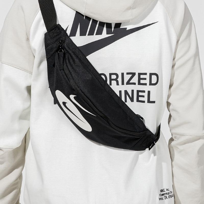 Nike Тканевая сумка-слинг Поясная сумка Обычная Унисекс Черный Белый Повседневная DQ3433-010 Повседневная DQ3433-010