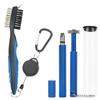 Aroidful Golf Cleaning Set, Golf Club Brush, Iron Groove Sharpener, Wedge Groove Sharpener, Iron Brush, Golf Club Care, Maintenance Supplies,