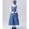Halloween children French manor maid cospay costume medieval pastoral maid long dress parentchild outfit