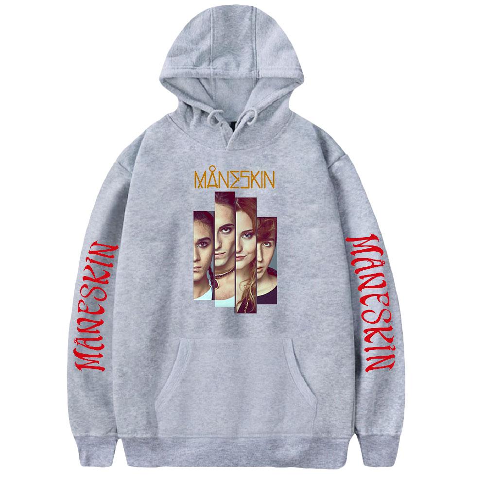 Cartoon Novelty Beautiful Heavy Metal Rock Band Maneskin print Hoodies Sweatshirts Men/Women Sweatshirt Fashion Casual Pullovers