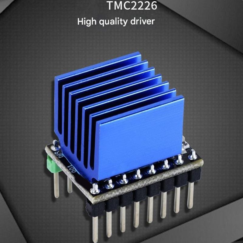 TMC2226 Stepper Motor Driver Mute Driver 3D Printer Part Control Board Low Noise 3D Printer Motherboard Replacement