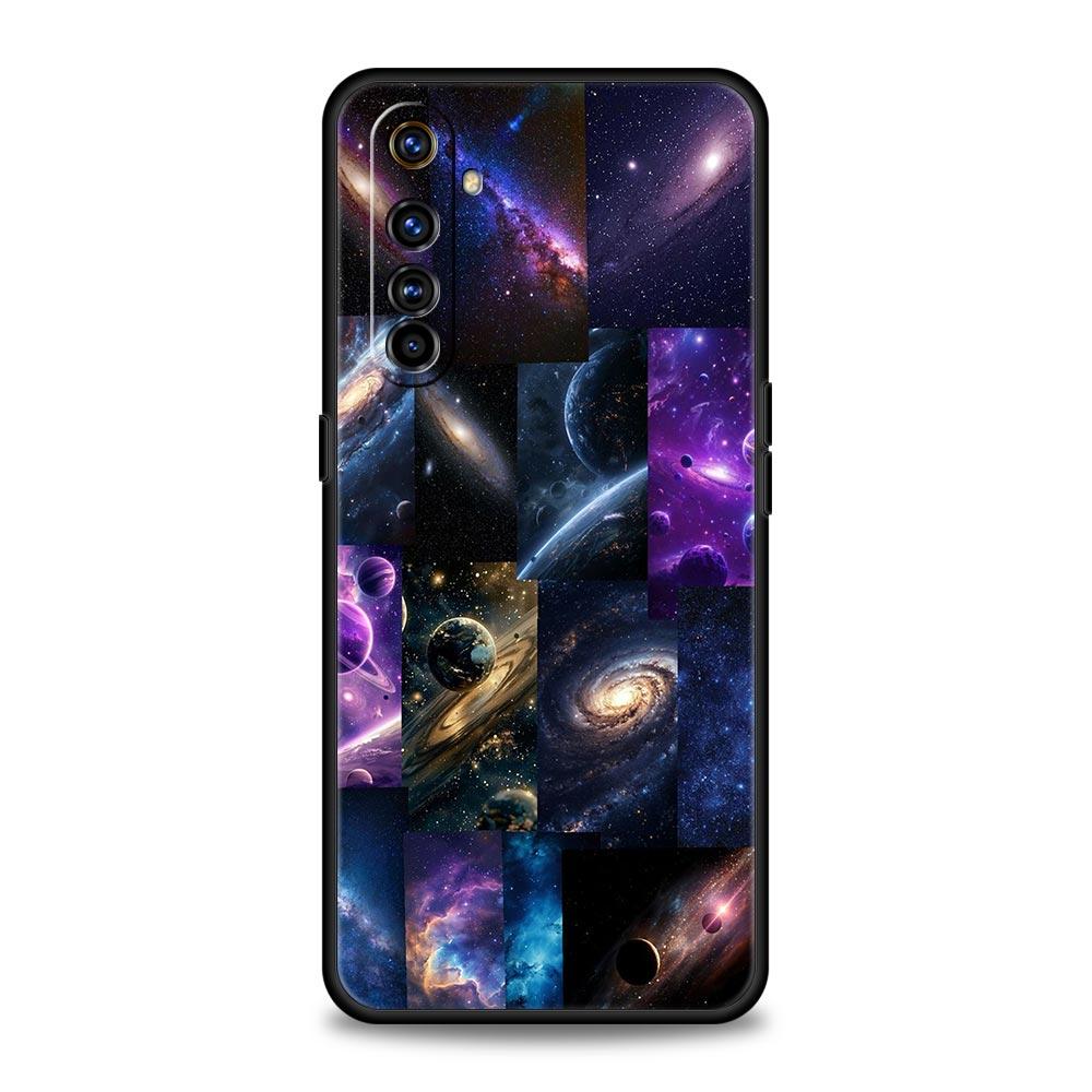 Вселенная Звездное небо Луна Мягкий ТПУ Для Realme 13 12 11 10 9 Pro Plus GT3 GT2 C21 C25 C35 C53 C55 C67 Pro 5G Чехол для телефона Обложка Сумки
