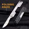 Stainless Steel Folding Pocket Knife Multifunctional Fruit Knife Quick Open Scalpel Knife Utility Knife Kitchen Knife Supplies