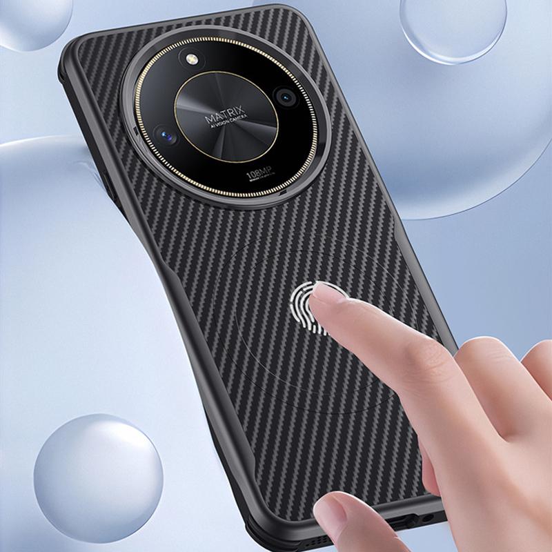 Чехол для телефона из кевларового волокна с магнитным креплением для Honor 200 Pro, противоударный чехол Magsafe для Huawei Honor 200 Pro с функцией беспроводной зарядки