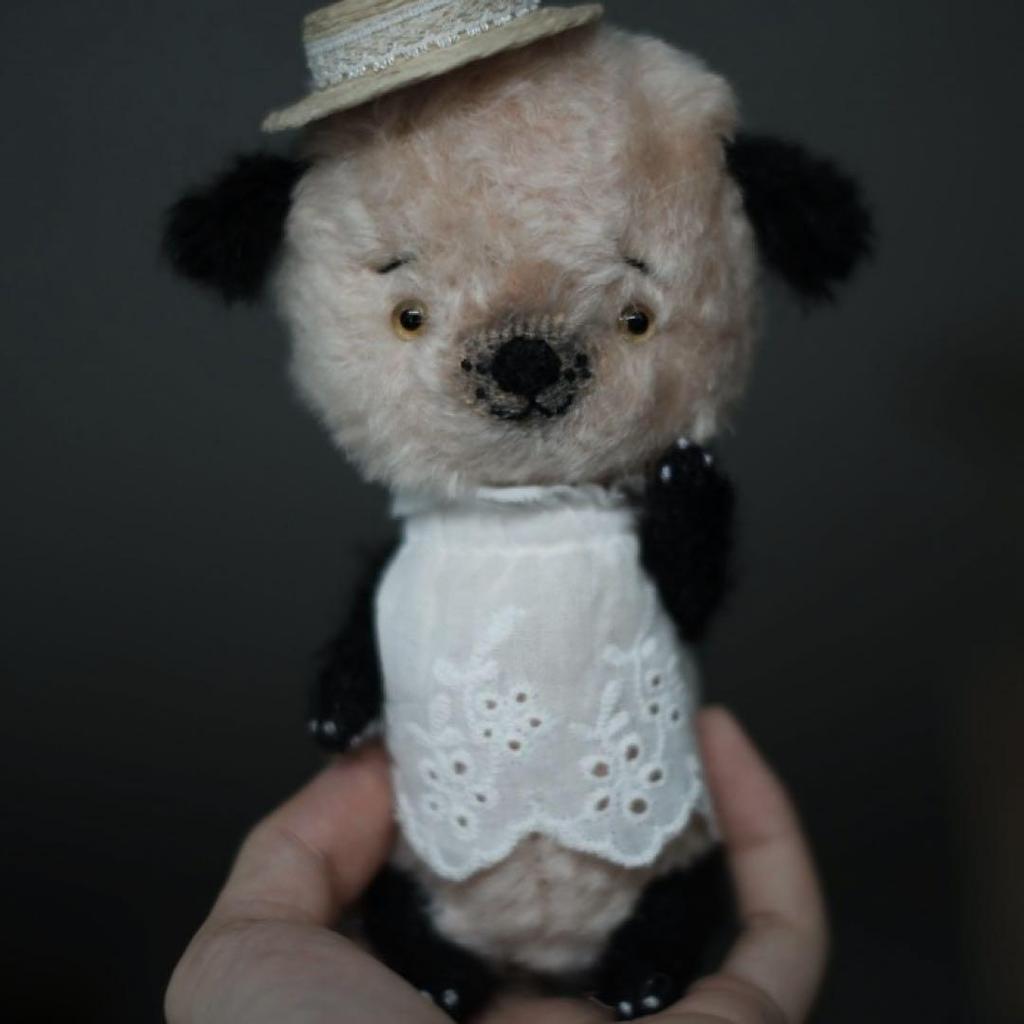 [Б/У] Медведь-художник Плюшевый медведь Собака Щенок Самодовольный Гав-гав Зарубежный художник