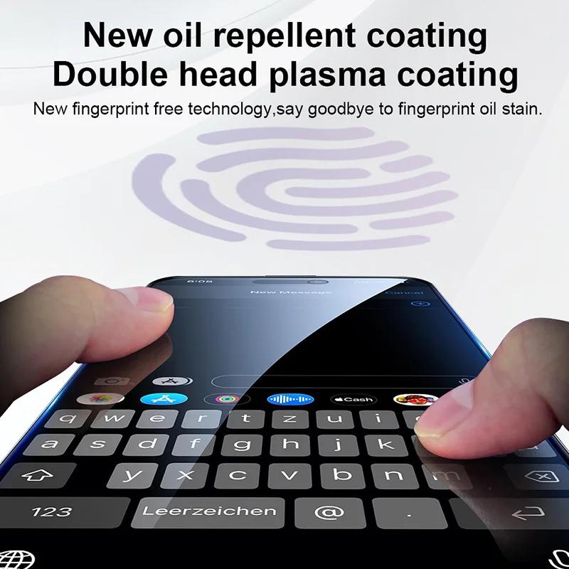 Yangpaly Dustproof Easy Installation HD Screen Protectors for iPhone 16 15 14 Plus 13 12 11 Pro Max X XS XR Tempered Glass Film