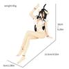 Anime Figure Albedo Sitting Swim Costume PVC Model Toy Adult Collectible Doll Statue Gift