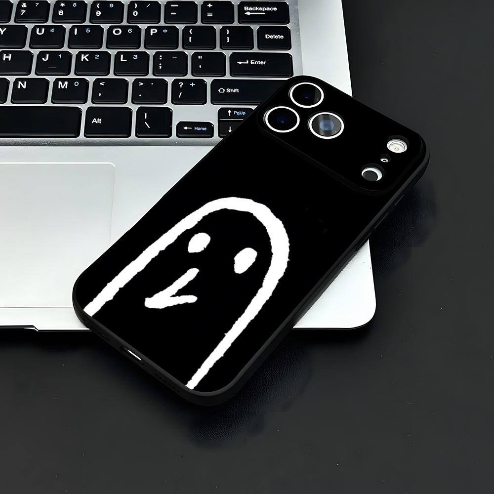 Чехол для телефона Манга «Хорошей ночи, Пунпун» Для IPhone 17 Air 16 E Pro Max 15 14 13 Mini 12 Pro 11 Max Plus Черный Мягкий корпус