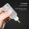 50 мл Промышленная бутылка-капельница: Игла-наконечник для клея, масла, спирта, канифоли, очистки печатных плат
