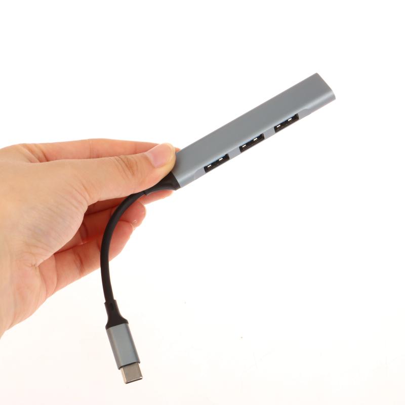 1 шт. Компьютерные аксессуары USB 3.0 концентратор USB-хаб 4 порта Высокоскоростной разветвитель Type C 5 Гбит/с Многопортовый хаб 4 порта USB 3.0 2.0