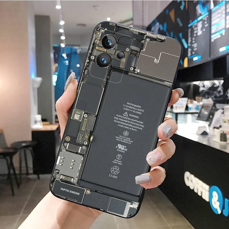 Чехол для телефона с аккумуляторной платой для OPPO Realme C21Y X3 SuperZoom C11 GT2 C25S C35 C31 9 ProPlus Find X2 X5 Pro X3 Neo X5 Lite