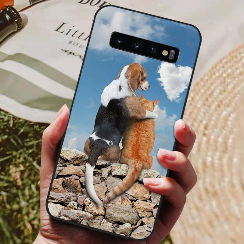 Чехол для Samsung S10 Plus Мягкий силиконовый чехол Черный бампер ТПУ Для Samsung Galaxy S10 S10E S 10 S10plus Чехлы для телефона Задние крышки