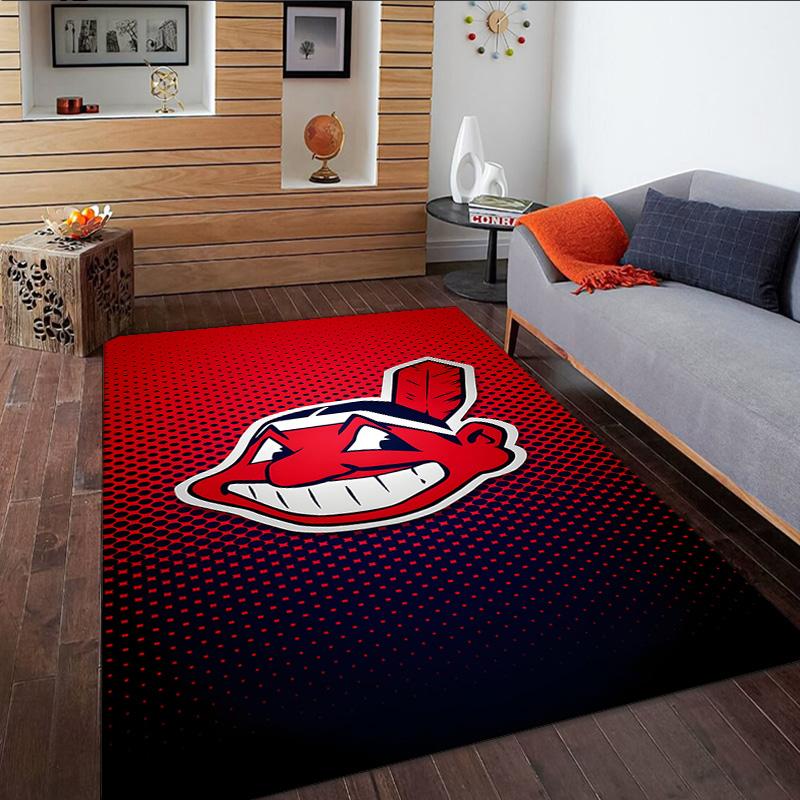 Indians football  Carpet, Kitchen Rugs, Yoga Mat, Non-Slip Mats, Rug for Bathroom, Living Room bedroom, Camping Rugs Christmas Gift