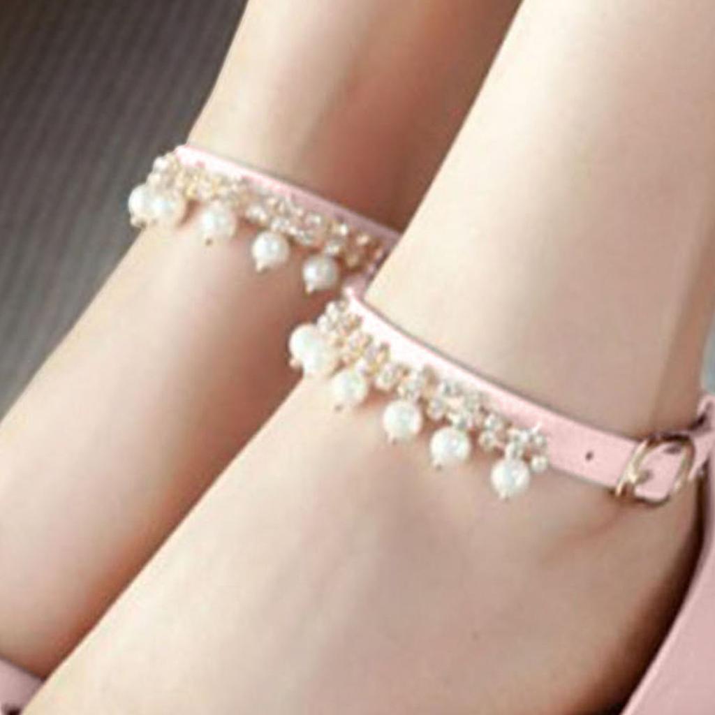 Girls Beaded Princess High Heels Leather Sandals Formal Occasion Children Wedding Bridesmaids Celebration Gala Shoes Teen Girls