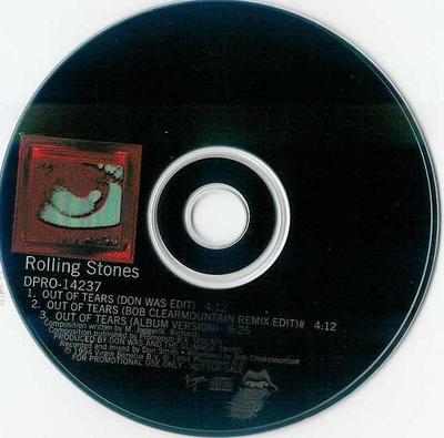 CD ROLLING STONES - Out Of Tears DPRO14237PROMO VIRGIN 1994 US Рок Б/У