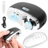 Yinuaseus Electric Nail Clipper and A Nail Clipper with File and with LED Easy Prevents Nail Electric Nail For Ingrown Thick and Nail Suitable for and