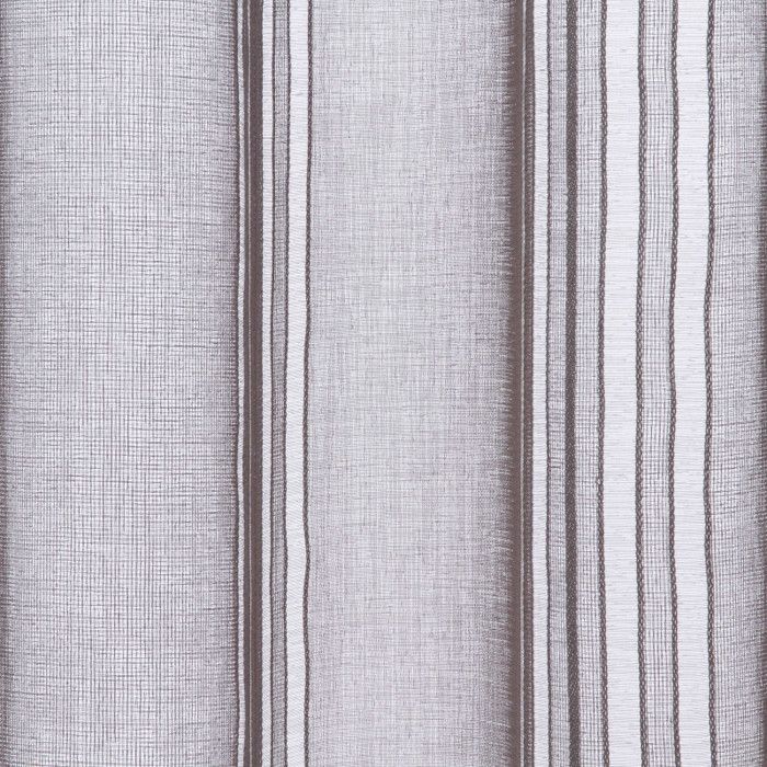 Voilage tissé lignes verticales "Lisa" 140 x 240 cm Atmosphera - Gris