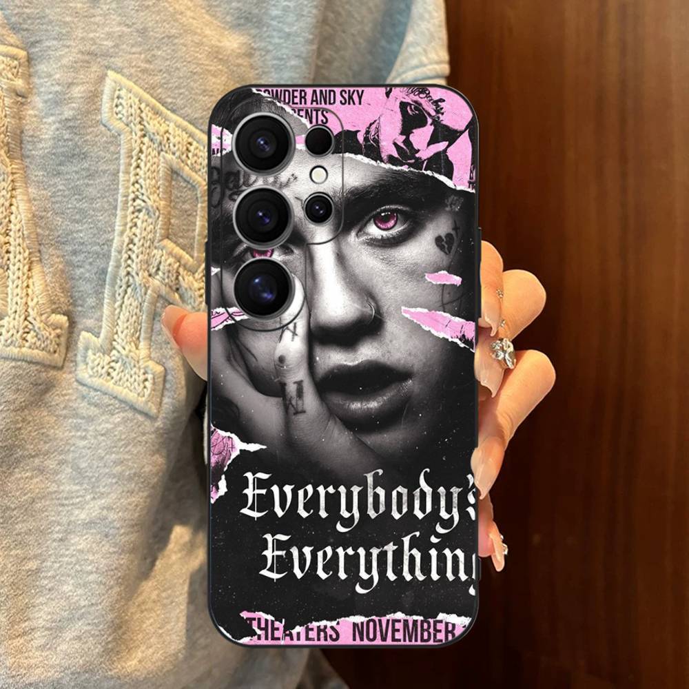 Чехол для телефона Emo Rapper Lil Peep для Samsung S 24 Fe 25 Ultra Plus 20 Lite 21 30 22 23 24 22 Ultra 5G Fundas