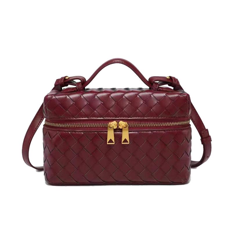 2024 MCBV натуральная кожа плетеная овчина сумка через плечо для женщин