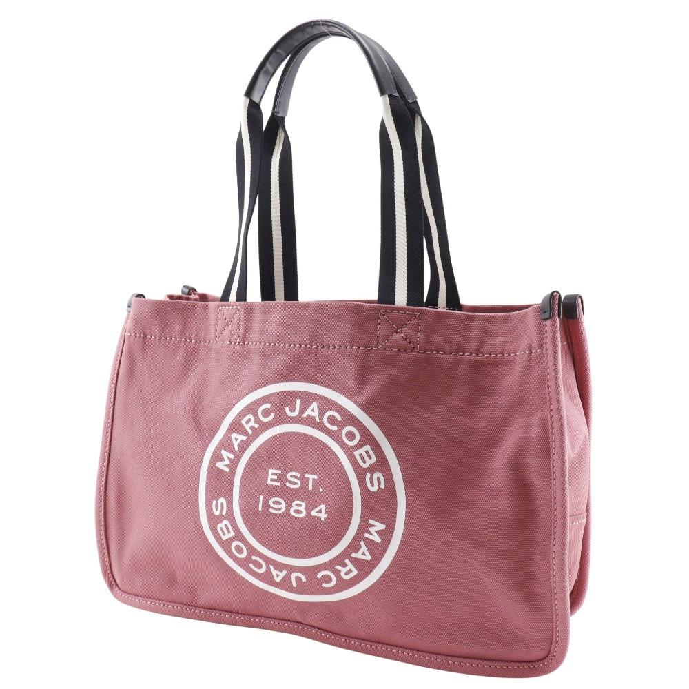 Marc Jacobs Сумка-тоут с логотипом H052M06FA21 668 розовая парусина Женская Б/У
