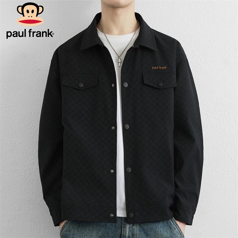 Paul Frank Men's Casual Checkered Windproof Jacket