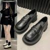 Лоферы женские туфли на толстой подошве Весенние и летние туфли Explosive Single Туфли A Footstroke в английском стиле Женские туфли Mary Jane