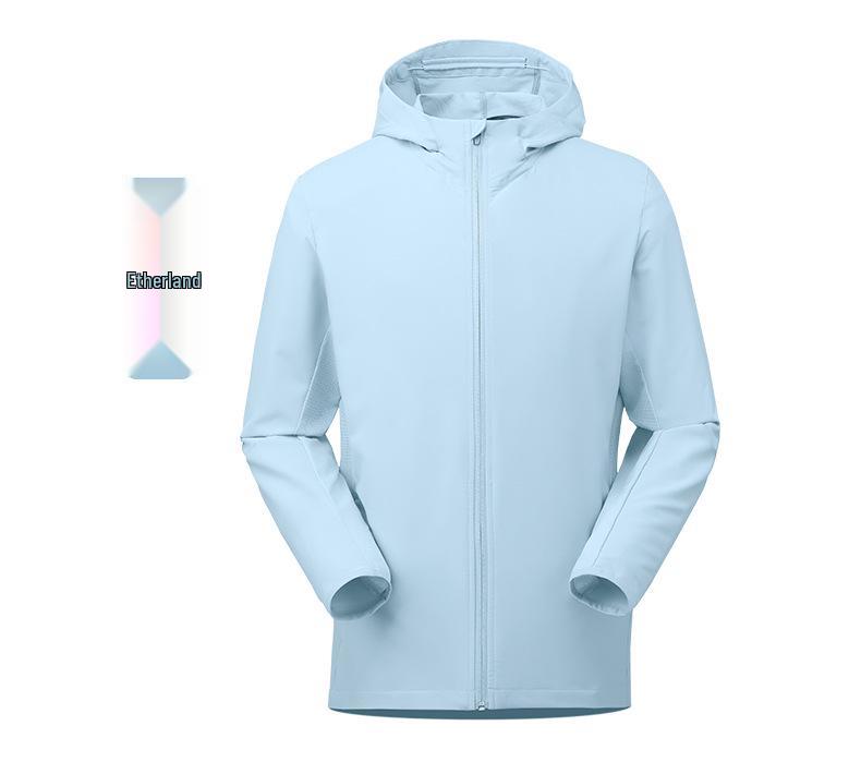 Быстросохнущая спортивная куртка-худи унисекс - Дышащая, приятная к коже, водоотталкивающая для пеших походов и кемпинга