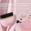 Fast Heating Mini Straight Hair Brush Cordless Hair Styling Iron Portable Hair Straightener  Travel