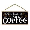 Wooden Hanging Coffee Bar Plaques Coffee Sign Plaque Cafe Wall Decoration Plaque Pendant Tag