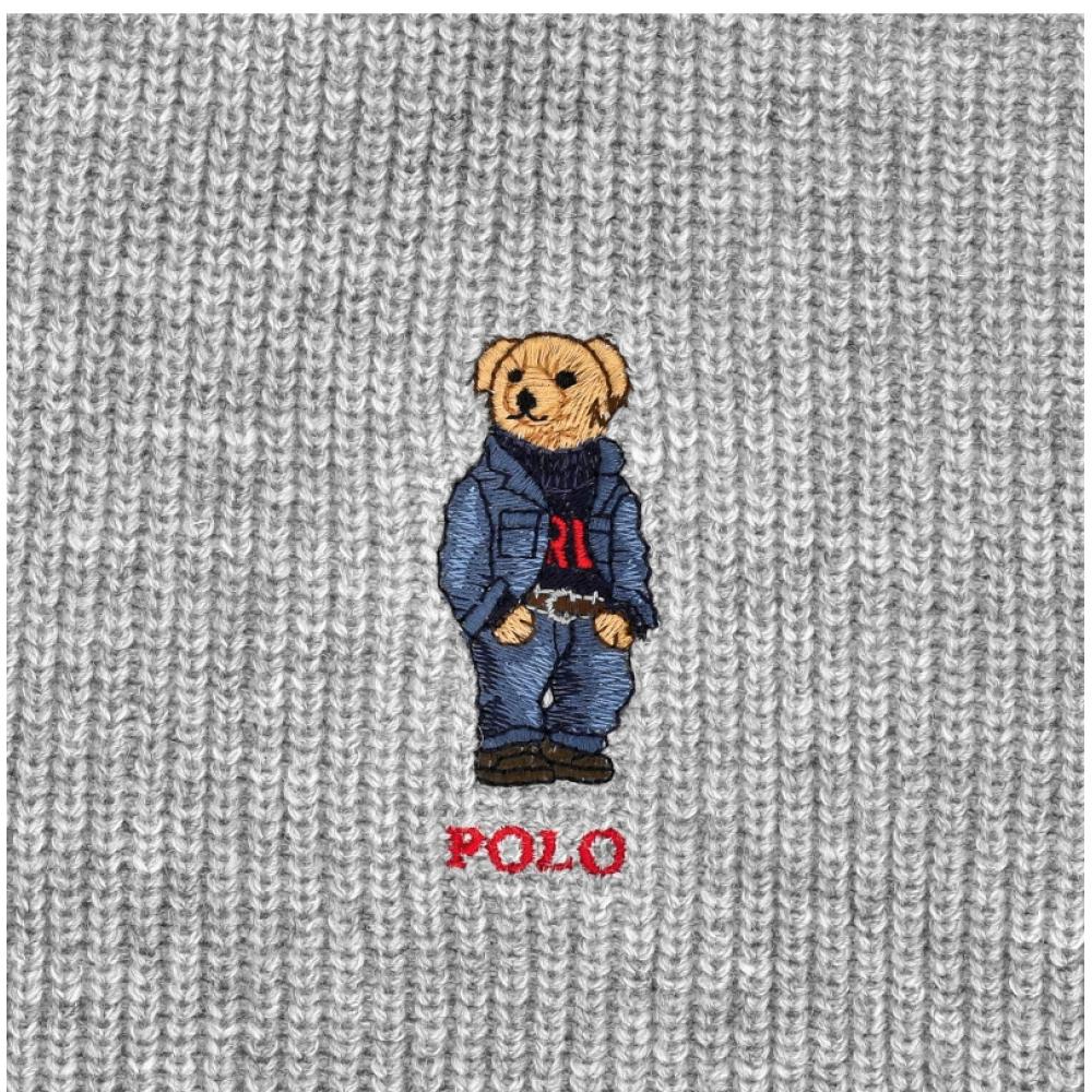 Polo Ralph Lauren Pc1269 032 Сплошной джинсовый медведь вязаный шарф-муфта