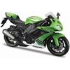 Maisto 1/12 Scale Kawasaki Ninja ZX-10R Green / Diecast Model Car, Motorcycle, Finished Model 10011