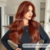 Alloy Orange Wool Curl Wig for Women - Curtain Bangs Full Cap Voluminous Natural, Heat Style Trim Ready, High Quality Daily