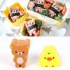1 Pair Cute Cartoon Rilakkuma Chicken Rice Ball Mold Bread Biscuit Diy Modeling Mold Kids Meal Sushi Rice Ball Bento Mold