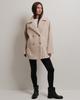 Women's Coat Of White 9501 36 Beige