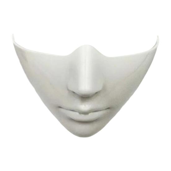 Unique Festival Gift Masquerade Masque for Men Women, Cyberpunk Half Face Mouth Bionic Design Shield Ball Proms, Mardi Gras, Halloween Cosplay