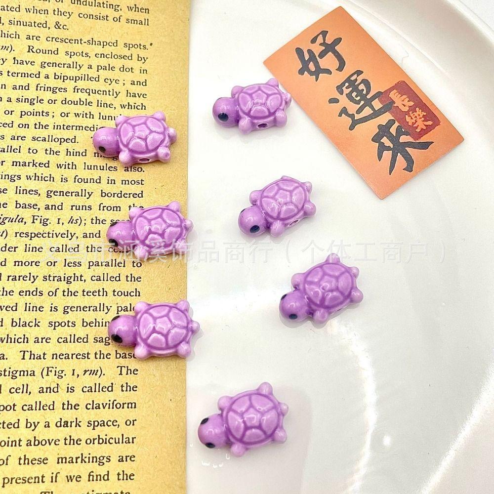 10 шт. ручной работы ремесло милый черепаха бусина керамический материал для изготовления ювелирных изделий для женщин