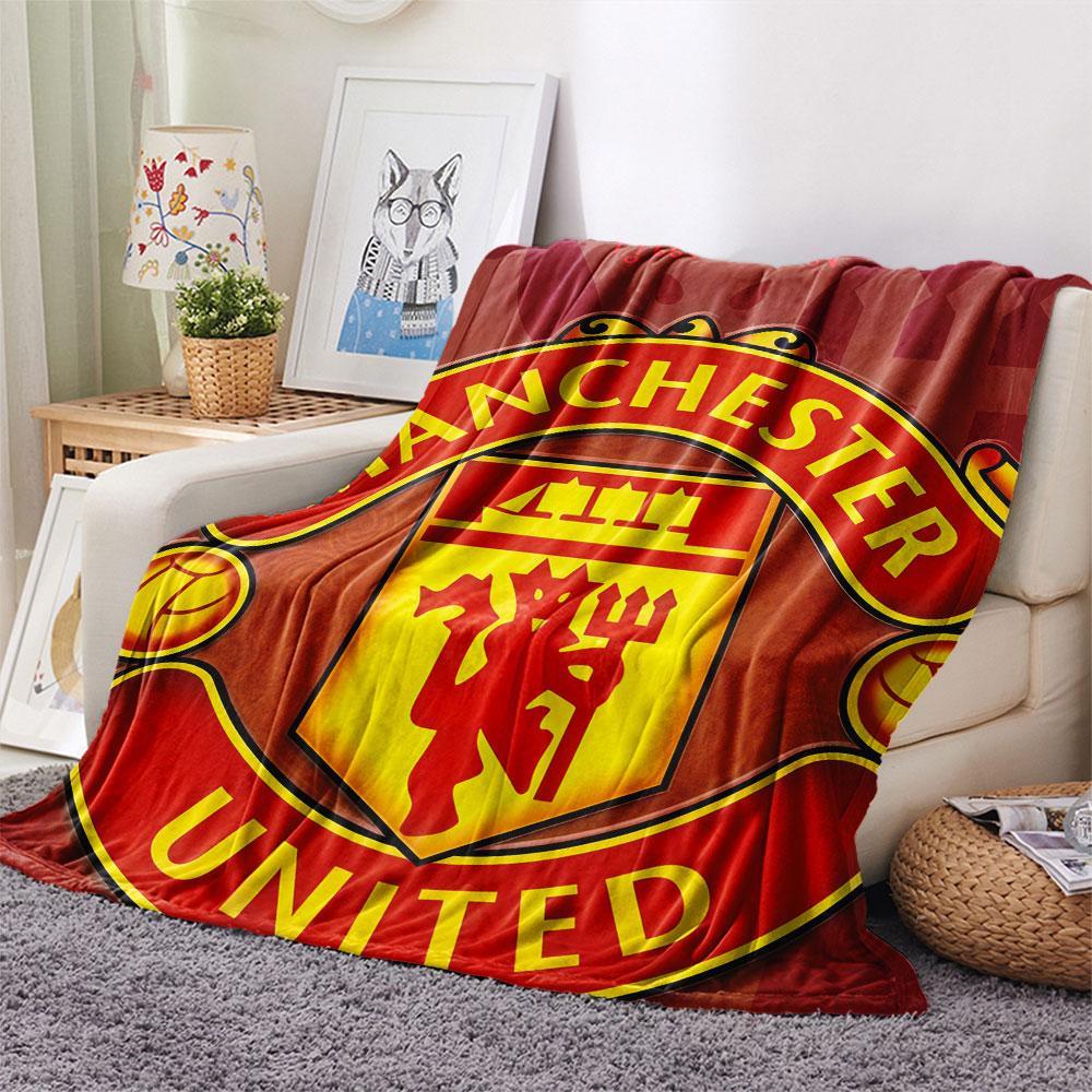 Elite MUFC Squad Blanket, High quality Comfortable for All Seasons, Home Decor, Warmth and Comfort