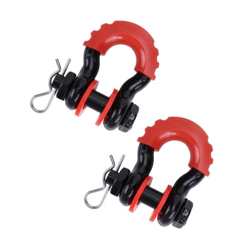 D-Ring Shackle for Off-Road Vehicle Recovery Towing Gear Anti-Rust