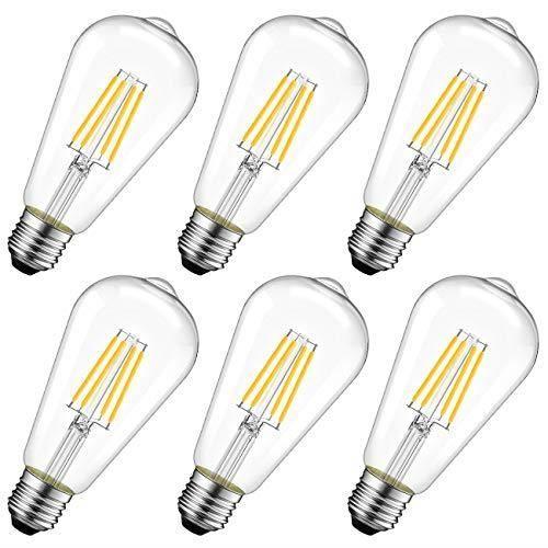 Ampoule LED - LVWIT ST64 - 4W - 470Lm - Blanc Chaud 2700K - E27