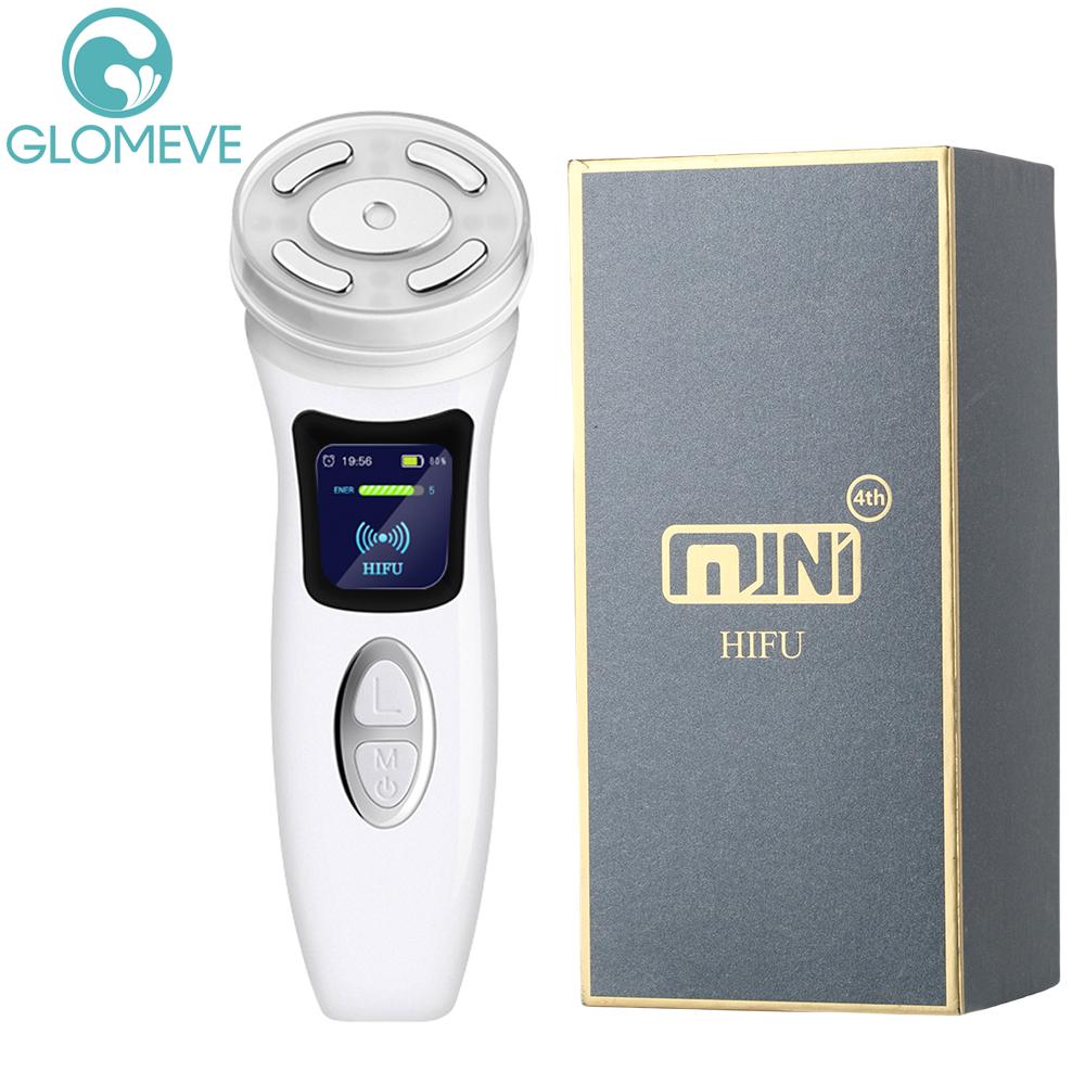 MINI HiFu 4.0 Перезаряжаемый ультразвуковой термосветодиодный EMS Микротоковый импульсный лифтинг лица Антивозрастной уход за кожей Устройство для массажа лица и красоты