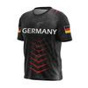 Футболки с флагом Германии, футболки для мужчин, 3D-принт с изображением немецкой национальной эмблемы, свободные топы с круглым вырезом, спортивная форма, футболки с коротким рукавом