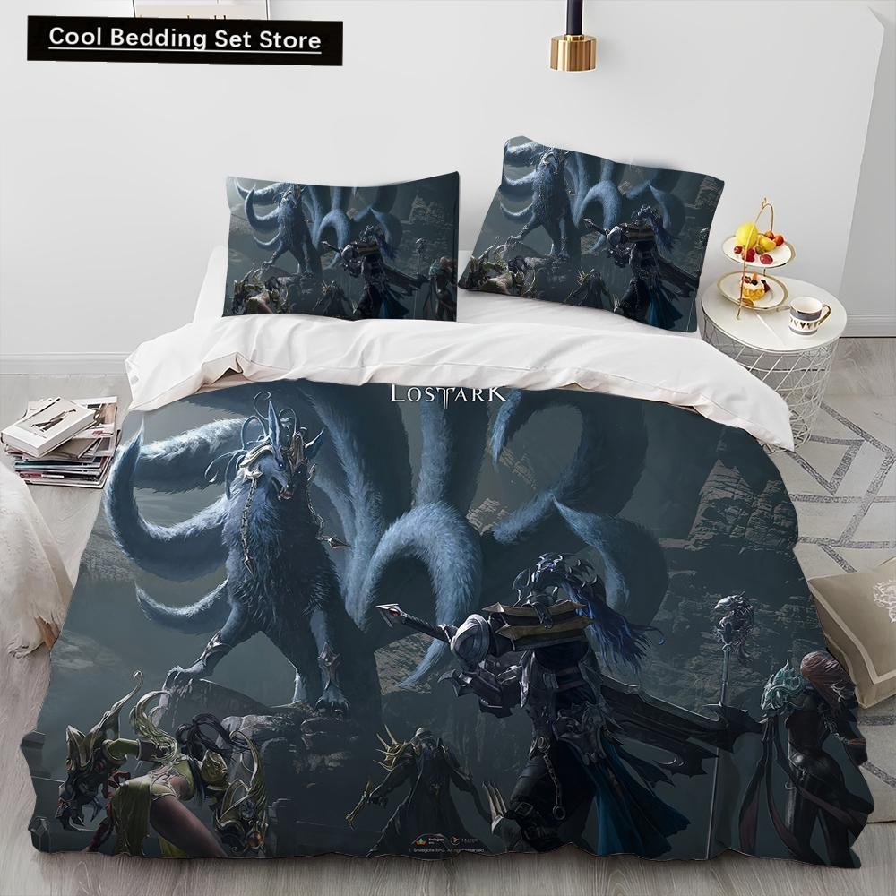 3D Lost ARK Gamer Cartoon Comforter Постельное белье, пододеяльник, наволочка, комплект постельного белья размера «king-size» для детей